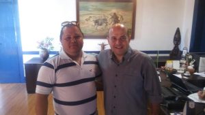 André Guerra e prefeito de Fortaleza Roberto Cláudio